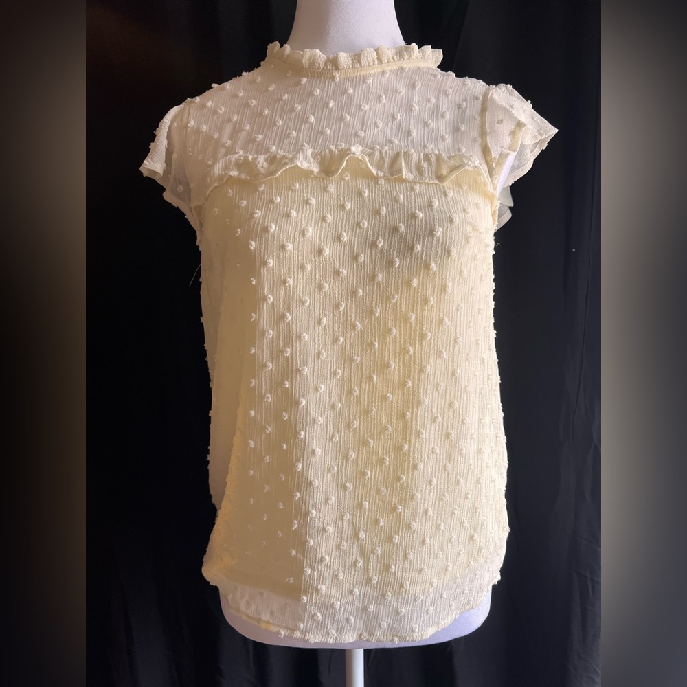 Monteau Los Angeles Cream Blouse